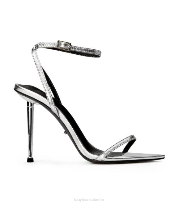 Stöckelschuhe| de Tony Bianco Frauen Myra-Heels Silbernappa metallic 462463